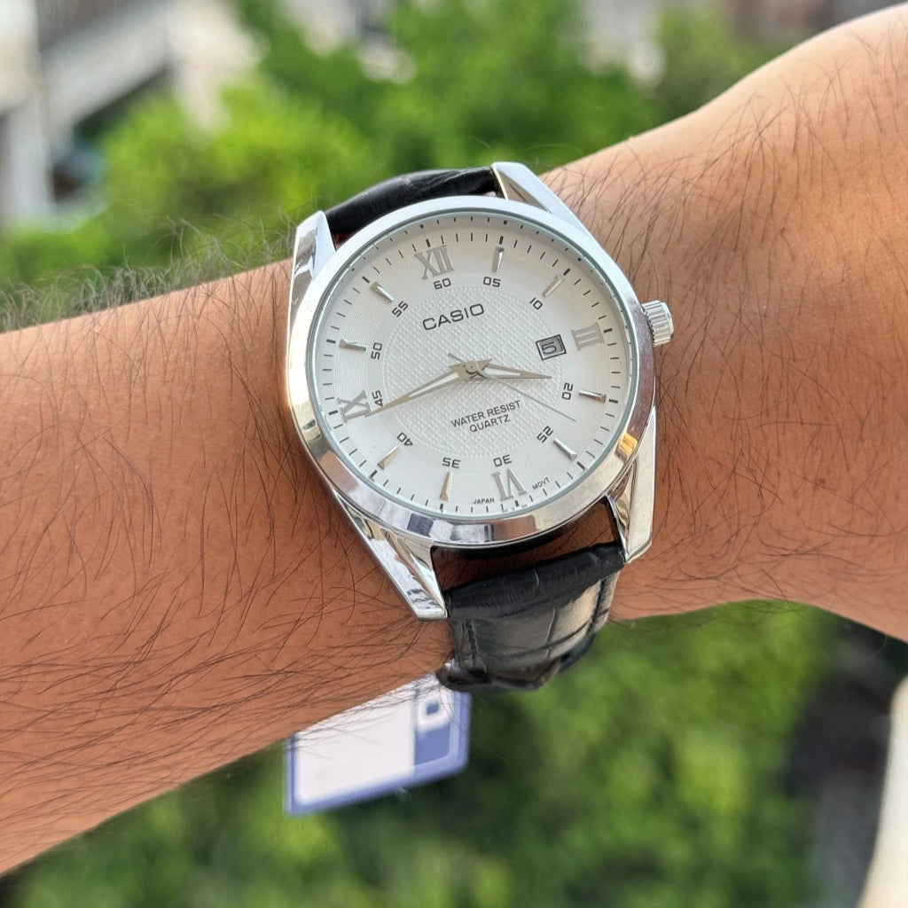 Casio leather watch